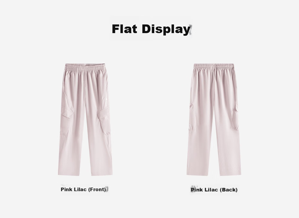ANTA Kids Girls' 2026 Summer Loose Breathable Cargo Woven Sports Pants 362627502 27